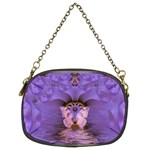 Artsy Purple Awareness Butterfly Chain Purse (Two Sided) 
