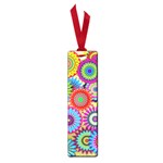 Psychedelic Flowers Small Bookmark