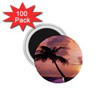 Sunset At The Beach 1.75  Button Magnet (100 pack)