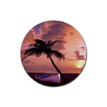 Sunset At The Beach Drink Coasters 4 Pack (Round)