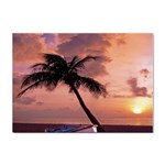 Sunset At The Beach A4 Sticker 100 Pack