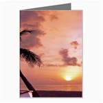 Sunset At The Beach Greeting Card