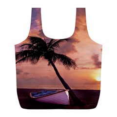 Sunset At The Beach Reusable Bag (L) from ZippyPress Front