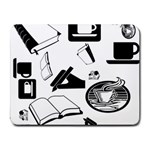 Books And Coffee Small Mouse Pad (Rectangle)