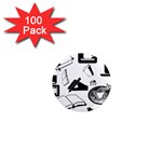 Books And Coffee 1  Mini Button Magnet (100 pack)