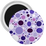 Passion For Purple 3  Button Magnet