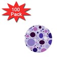 Passion For Purple 1  Mini Button (100 pack)