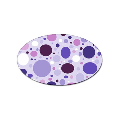 Passion For Purple Sticker 10 Pack (Oval) from ZippyPress Front