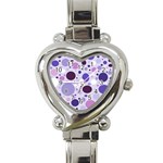 Passion For Purple Heart Italian Charm Watch 