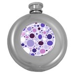 Passion For Purple Hip Flask (Round)