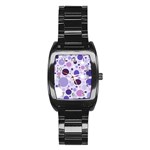 Passion For Purple Stainless Steel Barrel Watch