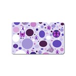 Purple Awareness Dots Magnet (Name Card)