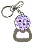 Purple Awareness Dots Bottle Opener Key Chain