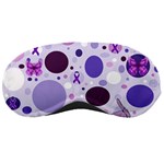 Purple Awareness Dots Sleeping Mask