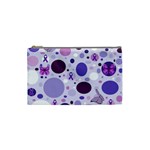 Purple Awareness Dots Cosmetic Bag (Small)