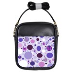 Purple Awareness Dots Girl s Sling Bag