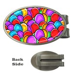 Colored Easter Eggs Money Clip (Oval)