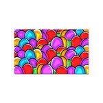 Colored Easter Eggs Sticker 10 Pack (Rectangle)