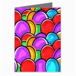 Colored Easter Eggs Greeting Card (8 Pack)