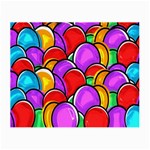 Colored Easter Eggs Glasses Cloth (Small)