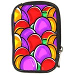 Colored Easter Eggs Compact Camera Leather Case