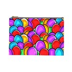 Colored Easter Eggs Cosmetic Bag (Large)