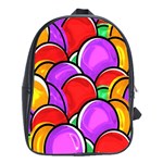 Colored Easter Eggs School Bag (XL)