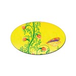 Whimsical Tulips Sticker (Oval)