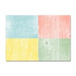 Pastel Textured Squares A4 Sticker 10 Pack