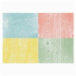 Pastel Textured Squares Glasses Cloth (Large, Two Sided)
