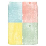 Pastel Textured Squares Removable Flap Cover (Small)