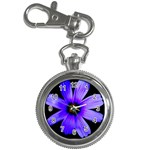 Purple Bloom Key Chain Watch