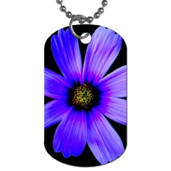 Purple Bloom Dog Tag (Two Front
