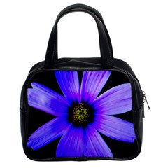 Purple Bloom Classic Handbag (Two Sides) from ZippyPress Front