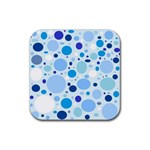 Bubbly Blues Drink Coaster (Square)