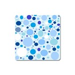 Bubbly Blues Magnet (Square)