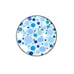 Bubbly Blues Golf Ball Marker 4 Pack (for Hat Clip)