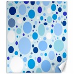 Bubbly Blues Canvas 20  x 24  (Unframed)