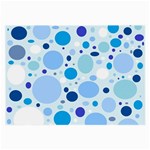 Bubbly Blues Glasses Cloth (Large, Two Sided)