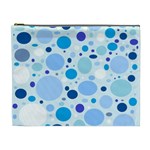 Bubbly Blues Cosmetic Bag (XL)