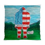 Painted Flag Big Foot Aust Cushion Case (Single Sided) 