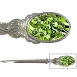 Retro Green Abstract Letter Opener