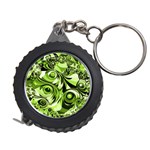 Retro Green Abstract Measuring Tape