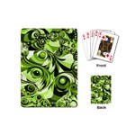 Retro Green Abstract Playing Cards (Mini)