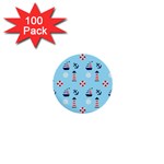 Sailing The Bay 1  Mini Button (100 pack)
