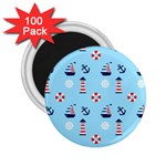 Sailing The Bay 2.25  Button Magnet (100 pack)