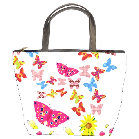 Butterfly Beauty Bucket Handbag from ZippyPress Front