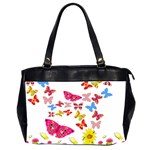 Butterfly Beauty Oversize Office Handbag (Two Sides)