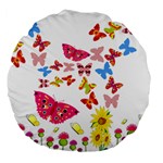 Butterfly Beauty 18  Premium Round Cushion 