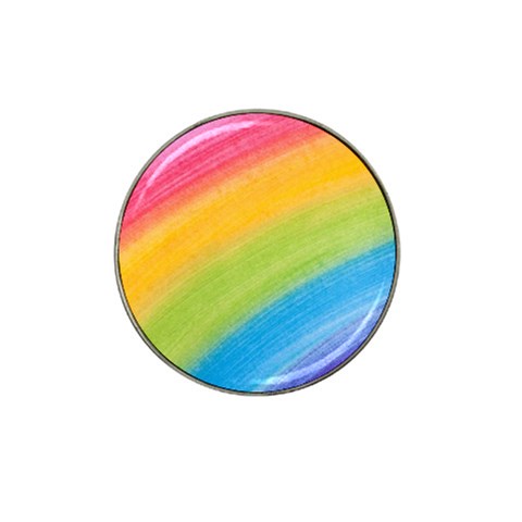 Acrylic Rainbow Golf Ball Marker (for Hat Clip) from ZippyPress Front